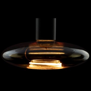 Segula Ampoule LED - Ovni flottant - Ø 22 x 12 cm - E27 - 4W dimmable - 2200K - ambre