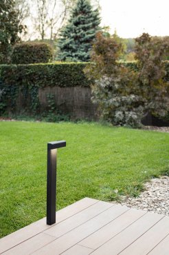 Faro Balic - lampe de jardin - 15 x 8 x 58 cm - 8W LED inclus 2700/3000/4000K - IP65 - noir