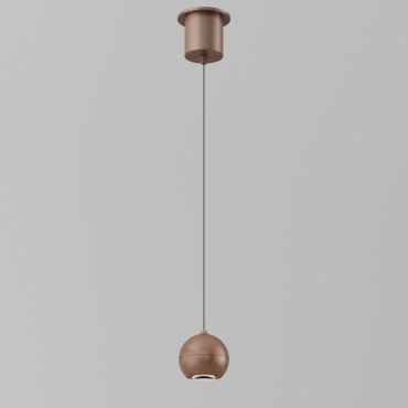 Artdelight Miami - suspension - Ø 10 x 218 cm - 10,8W dimmable LED inclus - bronze brossé