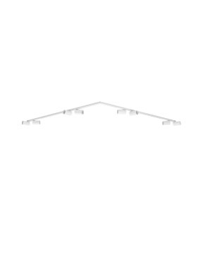 Nova Luce Oso - Applique murale - 150 x 150 x 10,5 cm - blanc