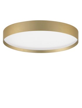 Nova Luce Roi - plafonnier - Ø 40 x 8,5 cm - 37W dimmable LED inclus - or brossé
