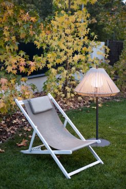 Faro Saigon - lampadaire d'extérieur - Ø 66,5 x 120 cm - IP65 - gris et beige