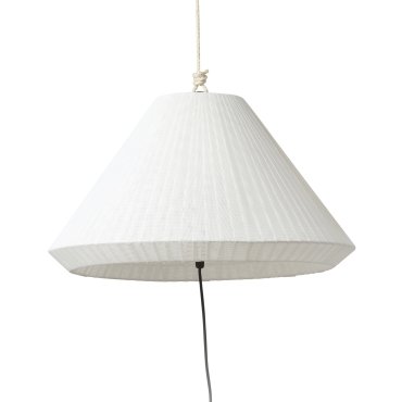Faro Saigon - lampe portable avec prise - Ø 19 x 38 cm - IP65 - blanc mat
