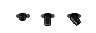 VK Lighting Bala - spot encastré - Ø 52 mm, 42 mm encastré - 3W LED inclus - noir