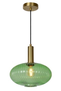 Lucide Maloto - lampe suspendue - Ø 30 x 150 cm - vert
