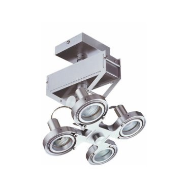 Artdelight Koln - spot en saillie 4L - 22 x 18 x 28 cm - 4 x 5W LED dimmable inclus - aluminium