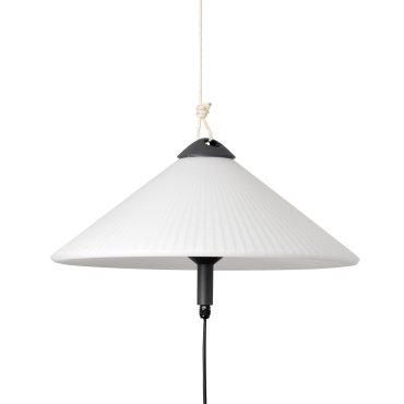 Faro Saigon - lampe portable avec prise - Ø 55 x 20 cm - IP65 - blanc mat