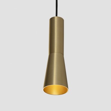 Faro Nina - lampe suspendue -  Ø 4 x 13 cm - 4W LED inclus - or satiné