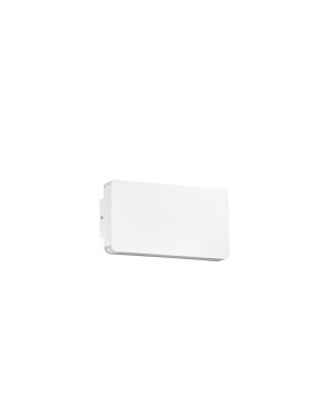 Nova Luce Artu - applique murale extérieure - 17,5 x 9,5 x 3 cm - 10W LED inclus - IP65 - blanc sablé