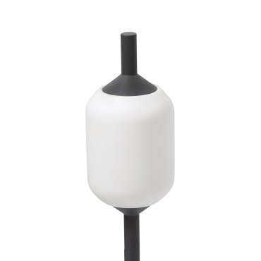 Faro Saigon - spot au sol sur pointe avec prise - Ø 17 x 73 cm - IP65 - blanc mat