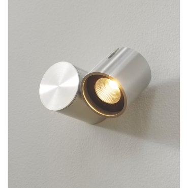 Artdelight Mayen - spot apparent 1L - Ø 7,2 x 8,6 cm - 7W LED dimmable inclus - aluminium