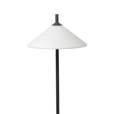 Faro Saigon - spot au sol sur piquet avec prise - Ø 55 x 135 cm - IP65 - blanc mat