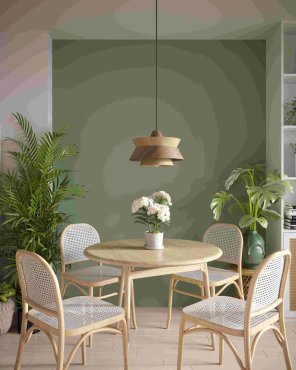Maxlight Kioto - lampe suspendue - Ø 34 x 175 cm - brun clair et brun foncé