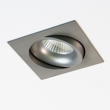 Artdelight Alice - spot encastrable - 90 x 90 mm, 80 x 80 mm encastrable - gris
