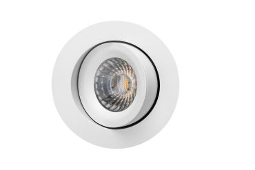 Artdelight Special - spot à encastrer - Ø 95 mm, Ø 83 mm à encastrer - 9W LED inclus - dim to warm - IP54 - blanc