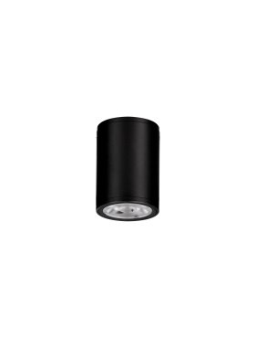 Nova Luce Lumina - plafonnier extérieur - Ø 8 x 10 cm - 9W LED inclus - IP65 - anthracite foncé