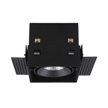 Artdelight Trofa - spot encastré - 95 x 95 mm, 97 x 97 mm format encastré - noir