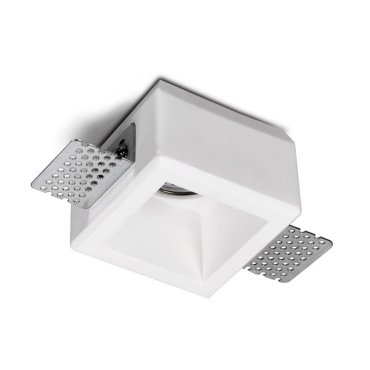 Artdelight Toure - spot encastrable - 80 x 80 mm, 83 x 83 mm encastrable - blanc