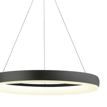 ONE Light LED Suspension Rings - lampe suspendue - Ø 60 x 200 cm - 40W LED inclus - noir
