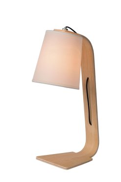 Lucide Nordic - lampe à poser - 19 x 15,5 x 45 cm - blanc