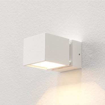 Artdelight Bfeld - applique murale - 12,3 x 8 x 6,8 cm - 2 x 3W LED inclus - IP54 - blanc