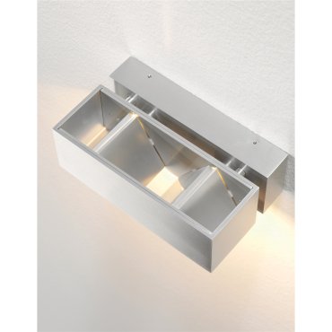 Artdelight BfeldII - applique murale - 18 x 11 x 6 cm - 4 x 3W LED inclus - IP54 - aluminium