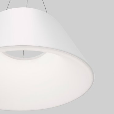 Nova Luce Volcano - lampe suspendue - Ø 45 x 120 cm - 33W LED inclus - blanc sable