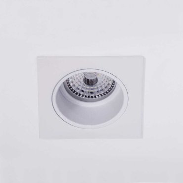 Artdelight Venice 2708 GU10 - spot encastré - 80 x 80 mm, Ø 74 mm taille d'encastrement - blanc