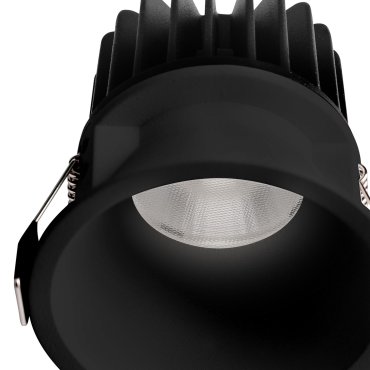 Nova Luce Selene - spot encastrable - Ø 82 mm, Ø 76 mm encastrable - IP54 - noir
