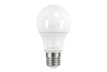 Ampoule LED intégrée - Ø 6 x 10,8 cm - E27 - 8,6W non-dégradable - 2700K - verre laiteux