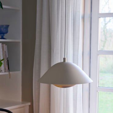 Nordlux Freya - lampe suspendue - Ø 35 x 217 cm - beige