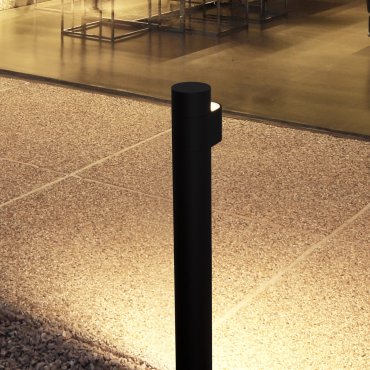 Nova Luce Aduro - lampe de jardin - 7,5 x 65 x 11,7 cm - 8W LED inclus - IP54 - anthracite foncé