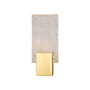 Maxlight Vetro - applique murale - 13 x 5,5 x 30 cm - 3W LED inclus - or