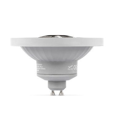 VK Lighting Ampoule LED - Ø 11,1 x 6,8 cm - GU10 - 12W LED inclus dimmable - 2700K - 45° - blanc