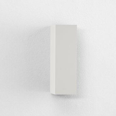 Nova Luce Orion - applique murale extérieure - 8 x 16 x 4,5 cm -  4W LED inclus - IP54 - blanc sablé