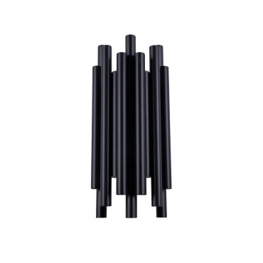 Maxlight Organic - applique murale - 19 x 10 x 43 cm - 8 x 1W LED inclus - noir