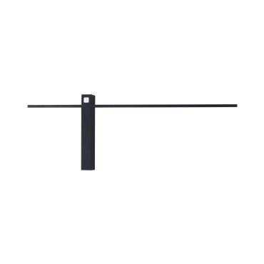 Maxlight Saber - applique murale - 22 x 4 x 61 cm - 6W LED inclus - IP23 - noir