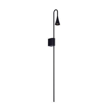 Maxlight Comet - applique murale - 12 x 4 x 80 cm - 3,2W LED inclus - IP54 - noir