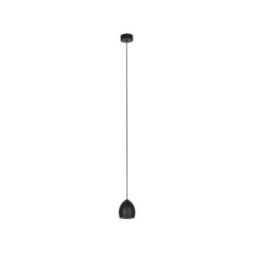 Maxlight Comet - lampe suspendue - Ø 7 x 150 cm - 5W LED inclus - noir