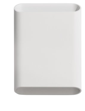 Artdelight Diaz - applique murale - 4 x 14,5 x 20 cm - 2 x 6W LED inclus - IP65 - blanc