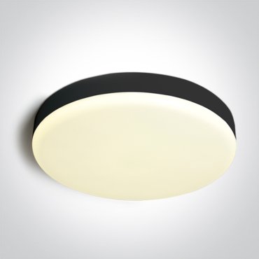 ONE Light Plafo - plafonnier - Ø 35 x 5,5 cm - 35W LED inclus - IP65 - noir