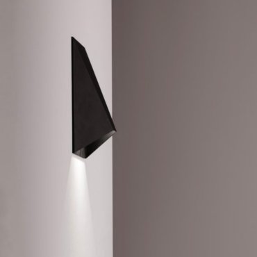 Nova Luce Bazz - applique murale - 16 x 5 x 16 cm - 3W LED inclus - noir sable