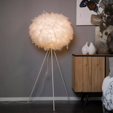 Lucide Goosy Soft - lampadaire - 142 cm - Blanc
