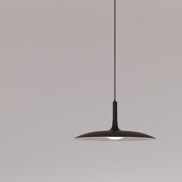 Nova Luce Lisi - lampe suspendue - Ø 45 x 180 cm - 16W LED inclus - noir mat