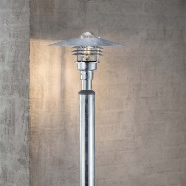 Nordlux Vejers - poteau de jardin - Ø 39 x 215 cm - IP54 - acier galvanisé