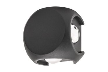 Integral LED Havana – applique murale extérieure – 8,16 x 5,05 x 8,16 cm – 8W LED inclus – IP54 – anthracite