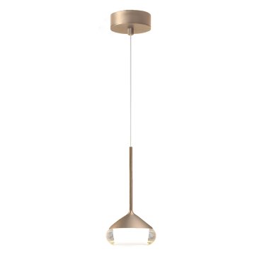 Artdelight Phoenix – suspension – Ø 11,6 x 8,2 cm – 7W LED dimmable inclus – champagne