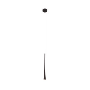 Maxlight Coffee 40 - lampe suspendue - Ø 3 x 140 cm - 7W LED inclus - noir