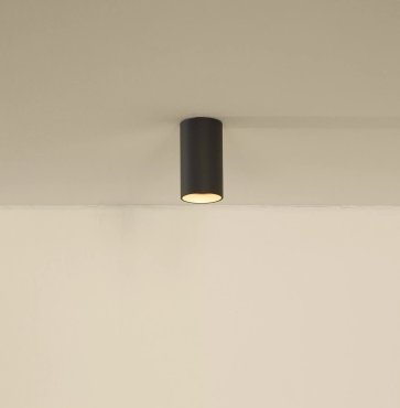 Lucide Delto - spot en saillie - Ø 5,5 x 10 cm - 5W LED dimmable inclus - dim to warm - gris