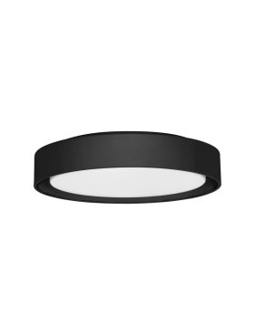 Nova Luce Koi - plafonnier - Ø 48 x 8 cm - 30W LED inclus - noir sable